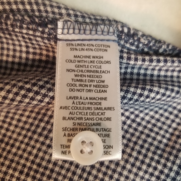 Beach lunch lounge Elyse linen frayed hem … - Picture 2 of 6